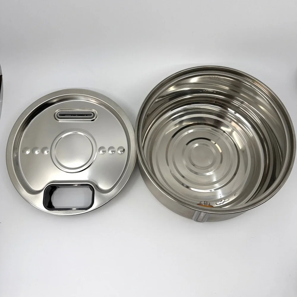 KittySpout 4L Stainless Steel Pet Water Fountain Wireless Motion Sensor 4L EUC